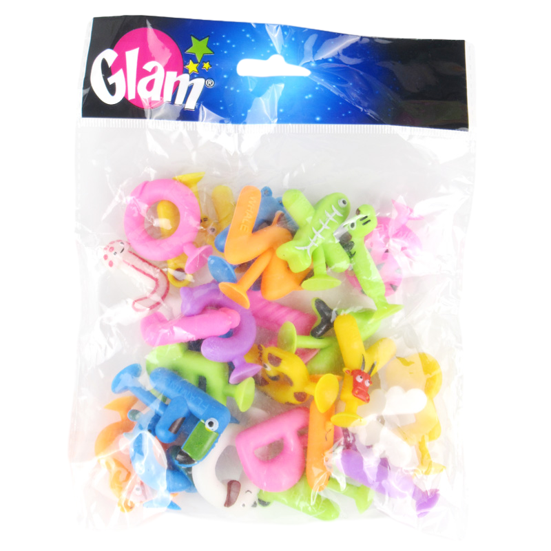 letter with suction cup